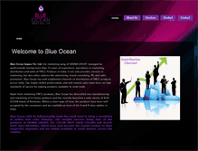 Tablet Screenshot of blueoceanimpex.com